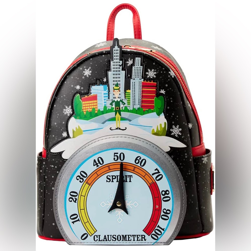 Loungefly Elf Clausometer Mini Backpack